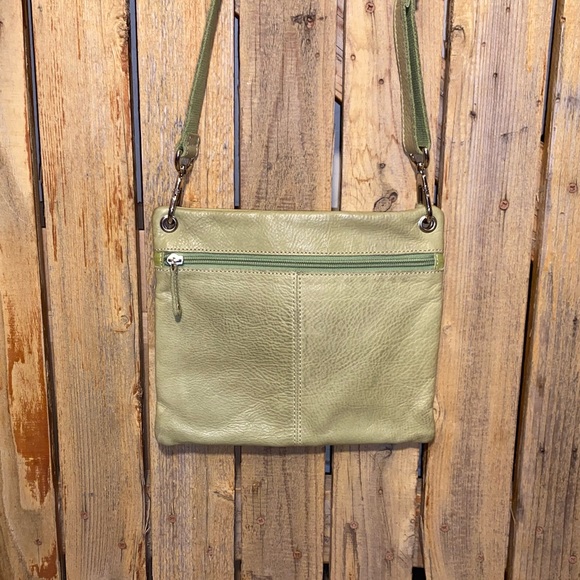 Fossil Green Leather Crossbody - Picture 5 of 8
